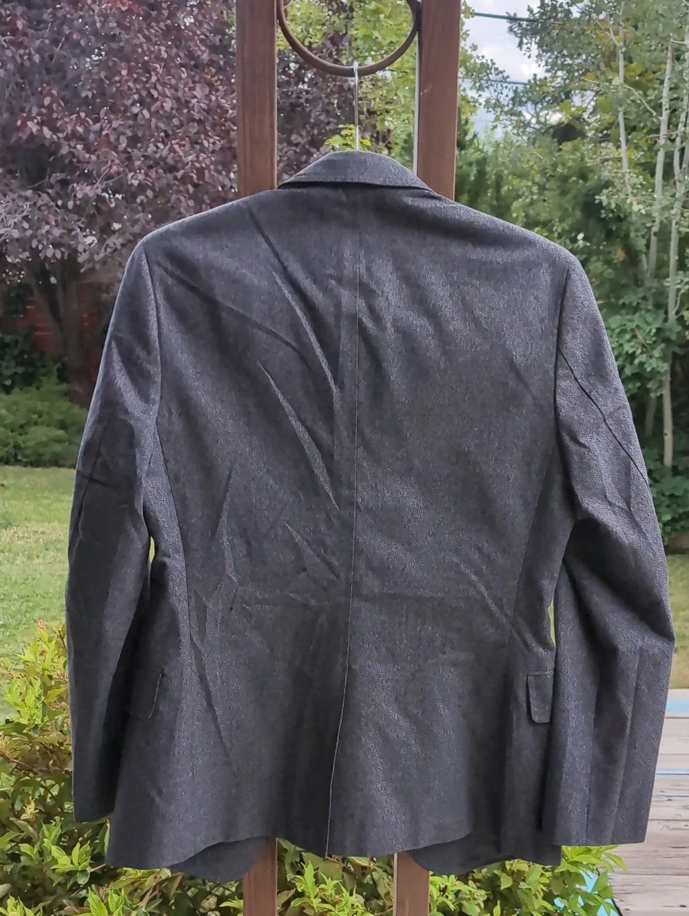 Banana Republic Men's Gray Blazer - 36 Short